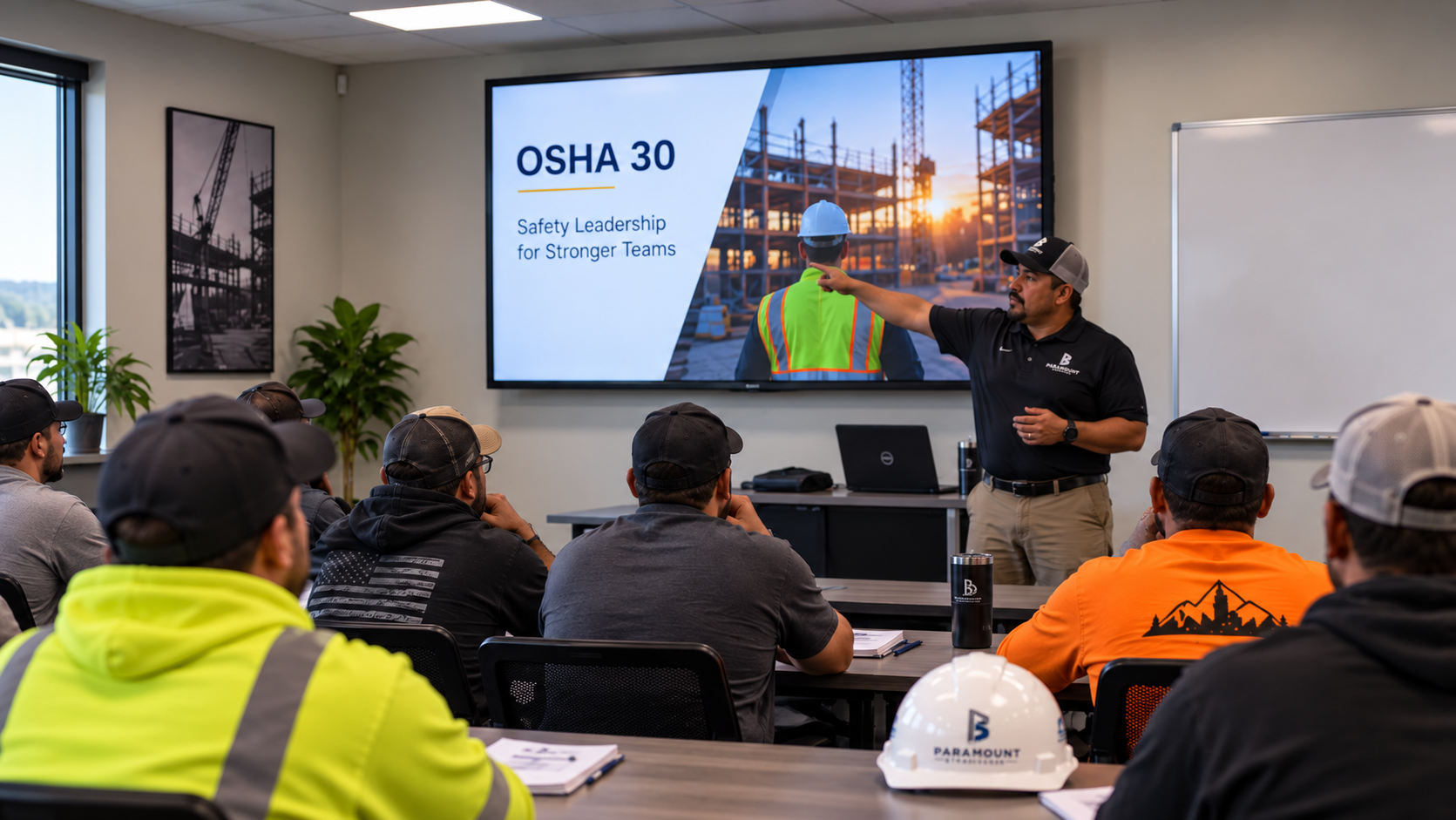 OSHA 30 safety leadership and hazard mitigation training session for supervisors